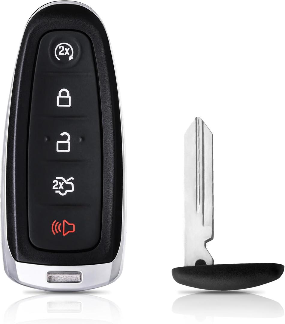 HelloAuto Key Fob Fit for for Ford Explorer Edge 2011-2015, Smart Keyless Entry Remote Start Control for Taurus Focus Expedition Flex 2013-2019 Focus Lincoln MKX MKS MKT Navigator M3N5WY8609