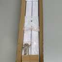 2PCS Adjustable Square Table Leg (24-40inch)Metal Desk Legs, Home Office DIY Furniture Leg Set for Tables, DIY desks, Counter Tops, Kitchen Tables,Office Desk (White)