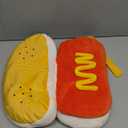 ISMARTEN Hot Dog Pet Costume, Fun Food Halloween Dog Cosplay, Christmas Costume for Small to Medium Dogs and Cats (Medium), Yellow, Red