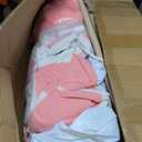 Windyun 4 Pack Kids Sleepover Teepee Tent Set Air Mattresses,Pink White | Girls Slumber Party Tents with Fitted Sheets, Blankets, Star Lights, Trays for Pajama Birthday Party Movie Nights, Approximately 1.6 m/ 5.25 ft long