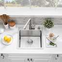 1818 Inch Drop In Bar Sink with Faucet Combo - Stainless Steel Top Mount Single Bowl Kitchen Sink, 9 Inch Deep Small Kitchen Sink for Bar Prep, Drop In RV Sinks