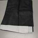 Alligator Fabric, Soft Textured Crocodile Vinyl Faux Leather, Gator Skin Embossed Upholstery DIY Craft and Clips Pleather Sheets  Individual 1 Yard Cut 36x54 (Black)