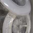 Orison Ceiling Fans with Lights, Low Profile Ceiling Fan Smart Flush Mount Ceiling Fan for Bedroom