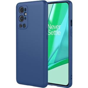 case for OnePlus 9Pro Liquid Silicone TPU Phone case, Stylish, Soft, Scratch Resistant, Ultra-Thin Shock-Absorbing Protective case,for OnePlus 9Pro(Navy Blue)