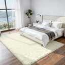 8x10 Area Rugs for Living Room Rug: Soft Fluffy Shag Cream White Rugs for Bedroom, Non-Slip Large Fuzzy Plush Rug Indoor Floor Carpet for Nursery Kids Boys Girl Room, Dorm, Playroom, Modern Home Decor