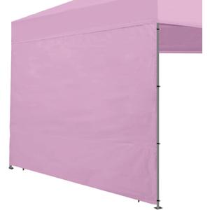 Joramoy Canopy Tent Sidewalls for 1010 Pop Up Canopy, Instant Canopy SunWall with Waterproof and UV Protection Layer, Straight Leg Canopy Shade Wall, 1 Pack Sidewall Only(LightPink)