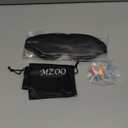 MZOO Luxury Sleep Eye Mask for Side Sleeper Men Women, Zero Eye Pressure 3D Sleeping Mask, Light Blocking Patented Design Night Blindfold, Soft Eye Shade Cover for Travel, Black