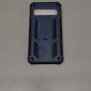 FNTCASE for Google Pixel 7-Pro Phone Case: Shockproof Protective with Built-in Screen Protector & Kickstand - Heavy Duty Dual Layer Rugged Military Grade Drop Proof Cell Phone Cover (Blue Black)