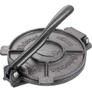 Vivicreate Tortilla Press Cast Iron 7.5 Inch, Heavy Duty Tortilla Maker, Roti Maker, Empanada Press, Dough Press for Tacos Flatbread Plantain, Mexican Kitchen Tool, Prensa Tortillas