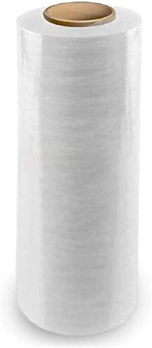Prinko 18" x 1500ft x 80 Gauge Thick (20 Micron) Clear Cast Pallet Stretch Wrap Film Pack of 1 Rolls, 1500' Per Roll (1 Roll)