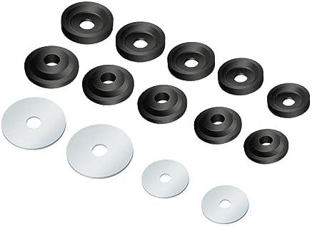 XTPTFABS Dimple Die Set and Steel Backing Discs Compatible with Harbor Freight Hydraulic Punch Driver kit(1.115", 1.362", 1.687", 1.937", and 2.375" Dimple Dies)