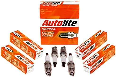 Autolite 24 Copper Resistor Automotive Replacement Spark Plugs (4 Pack)