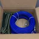 100Ft x 1/4" Airless Paint Sprayer Hose, High Pressure Hose Kit with 5Ft Whip Hose, 1/4" Hose Connector, Swivel Joint, PTFE Tape & Carrying Bag for Airless Spraying Machine