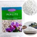 Natural Organic Perlite 5QT for Plants Potting Mix Indoor Outdoor Garden Soil Amendment for Enhanced Drainage, Seed Starter, Root Growth for Succulents, Cactus, Orchids, Money Trees, Vegetables