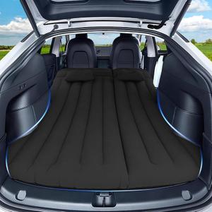 Car Air Mattress, Inflatable Bed Compatible with Tesla Model Y, Thickened Comfortable Durable, Foldable Mattress for Trunk/Rear Seat, Air Bed for Sleep Camping Travel (Black) Car Air Mattress, Inflatable Bed Compatible with Tesla Model Y, Thickened Comfortable Durable, Foldable Mattress for Trunk/Rear Seat, Air Bed for Sleep Camping Travel (Black)