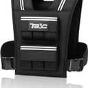 Adjustable Weighted Vest Men 19lbs/ 30lbs/ 40lbs Weights with Reflective Stripe, Weight Vest Woman Workout Vest for Strength Training,Running & Walking , Black 