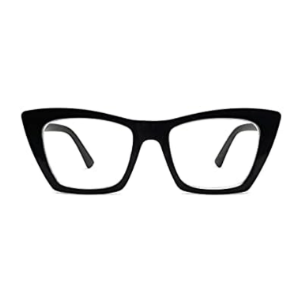 AMOMOMA Oversized Reading Glasses for Women,Trendy Cat eye Blue Light Computer Reader AM6028