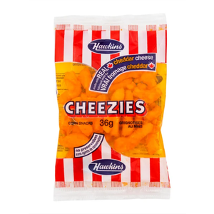 Hawkins Cheezies Corn Snacks, Snak-Pak, 36pk x 36g (1.3 oz), Best By: JN-09-23