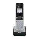 AT&T TL86003 Additional Cordless Handset for TL86103 - DECT 6.0 Expandable Handset with Caller ID, Call Waiting, Connect to Cell Bluetooth, Silver/Black