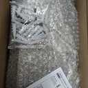 RICHER HOUSE 5 Set Floating Shelves for Wall Decor, Wall Mounted Book Shelf, Nursery Shelves Picture Ledge Shelf with Lip for Storage, Bedroom, Living Room, Bathroom - Brown