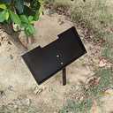 JFHEDY Grave Marker Stand for 23.8"x 11.9" Stones, Memorial Stones for Loved One (23.8“ x 11.9“)