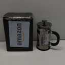 Veken French Press Coffee Maker 21oz 0.6 L, Single Serve Small Pot, Heat Resistant Thickened Borosilicate Glass,Stainless Steel Brewer,Cold Brew Cafetera Teapot for Kitchen Travel Camping, Dark Pewter