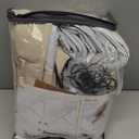 MIULEE Pinch Pleated Linen Curtains 96 Inches Long 2 Panels for Living Room Bedroom, Memory Trained Drapes Pinch Pleat Back Tab Light Filtering Neutral Ivory Cream Farmhouse Boho Window Curtains (Beige White)