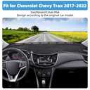 VTVWNM Dash Cover Mat Compatible with Chevrolet Chevy Trax 2024-2026 Non-Slip Dashboard Cover Mat Sunshade UV Rays Protector Interior Accessories