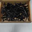 100pcs ALL Black Large Flange Blind Rivets, Aluminum, Flange Diameter 5/8" (16mm), Pop Rivets Assortment Kit Blind Rivet, 3/16" x 1/2", Grip Range (6-8mm)