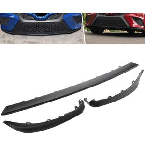 MotorFansClub Front Lower Bumper Splitter Protector Trim Molding Cover Fit for Camry SE XSE 2018 2019 2020 3Pcs Front Lower Bumper Guard
