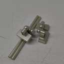 Multi-Use Adjustable Magnetic Curtain Rods for Doors, Windows, Tool Boxes, 9-16 Inch, Easy Installation2-PackNickel