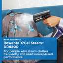 Rowenta Hand Steamer for Clothes, X-Cel Handheld Steamer, 25-Second Heat-Up, Powerful Steam, Long Cord, 1875W Clothes Steamer, Travel Must Have, DR8220
