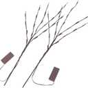 2 Pack Led Branches Light Simulation Tree Branches Lamp Decorative Night Light for Bedroom Living Room Home Decor (Warm)