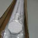 Tension Shower Curtain Rod No Drilling,Adjustable 51-128 In,Black