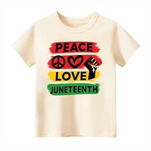 Juneteenth Shirts Kids  Toddler Juneteenth Shirt, Short-Sleeve T-Shirt for Toddler Boys & Girls, Ages 2-8
