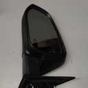 Left Driver Side Mirror Compatible With 2014-2019 Toyota Highlander With Manual Folding Power Glass Heated Turn Signal Blind Spot Black Replaces #87940-0E272 TO1320361 (7Pins)