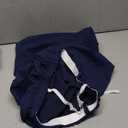 BUYUE Dining Room Chair Seat Covers Set of 4, TPU not Mixed, Friendly Jacquard Fabric Stretch Washable Slipcover for Kitchen Seat Cushions, Navy Blue-4PCS