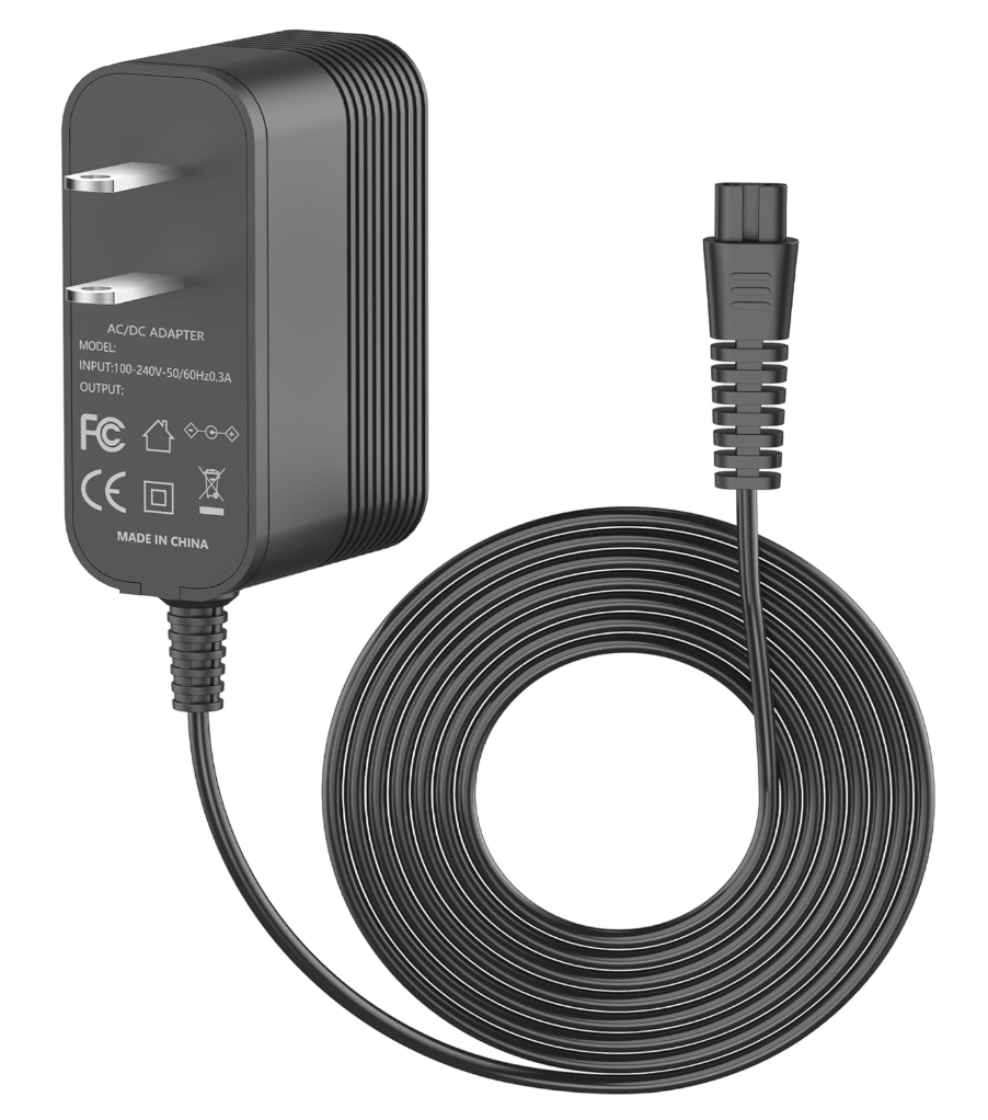 Replacement for Voweek Electric Spin Scrubber Charger, 9V Charger for LABIGO Electric Spin Scrubber LA1 Pro, Power Adapter for Voweek VWS211