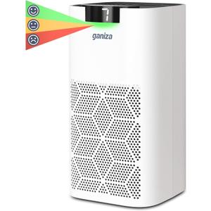 Ganiza Air Purifiers For Home Large Room, 1570ft Coverage H13 HEPA Air Purifiers for Pets with PM2.5 Monitor, 23db Air Purifiers for Bedroom Remove Pet Hair Dander Pollen Smoke Dust Odor Eliminator