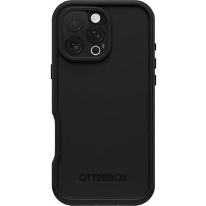 OtterBox iPhone 16 Pro Max FRĒ Series Waterproof Case with MagSafe (Designed by LifeProof) - Black, Waterproof, 60% Recycled Plastic, Sleek and Stylish