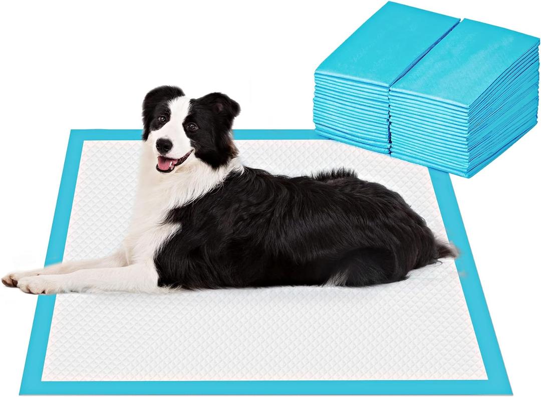 Extra Large Pet Training and Puppy Pads Pee Pads for Dogs 28"x34" -40 Count Super Absorbent & Leak-Proof