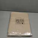 Outdoor Curtains for Patio Waterproof - Weatherproof Porch & Gazebo Curtains, Grommet Top and Tab Bottom Drape,1 Panel, 52" W x 96" L, Beige