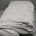 Serta Goose Feather Down Fiber Cotton Comforter King Size - 100% Cotton Duvet Insert - Hotel Luxury Hypoallergenic Bedding Comforter All Season Medium Warmth 106 x 90 Inch White