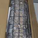 COYACOOL Under Desk Cable Tray - 2 Pack Cable Raceway for Wire Management. Metal Wire Organizer for Office, Studio and Home. Super Sturdy Cord Organizer for Desk - Cable Management Under Desks Black