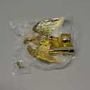 FRF FLAG Gold Eagle Head for Decorating Indoor Flagpoles, Made of Zinc Alloy That is Unbreakable, Eagle Flag Pole Topper, For 1-inch Diameter Flagpoles