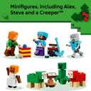 LEGO Minecraft Advent Calendar 2025 Building Toy - Kids Holiday Countdown Set for Boys & Girls, Ages 7+ - 24 Buildable Surprises & 8 Minifigures for Gamers - Collectible Gift for Christmas - 21280