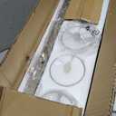 Chrome Light Fixtures, 3 Light Bathroom Vanity Light with Clear Glass Shade, 22in Modern Vanity Light, Bathroom Lighting Fixtures Over Mirror for Living Room