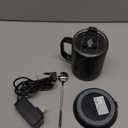 Rechargeable Self Heating Coffee Mug, Fast Heating & High Temperature, 14 Oz App-Controlled Heated Coffee Mug, 1F Precise Temperature Control Smart Mug Warmer for 150 Min Use, Black