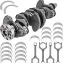 623V6-2EH00 G4NA 2.0L Engine Crankshaft with Connecting Rods & Bearings Compatible with 2014-2021 Kia Soul Optima Forte Forte5 Hyundai Sonata Tucson Elantra Replace# 23110-2E200 23500-2E400