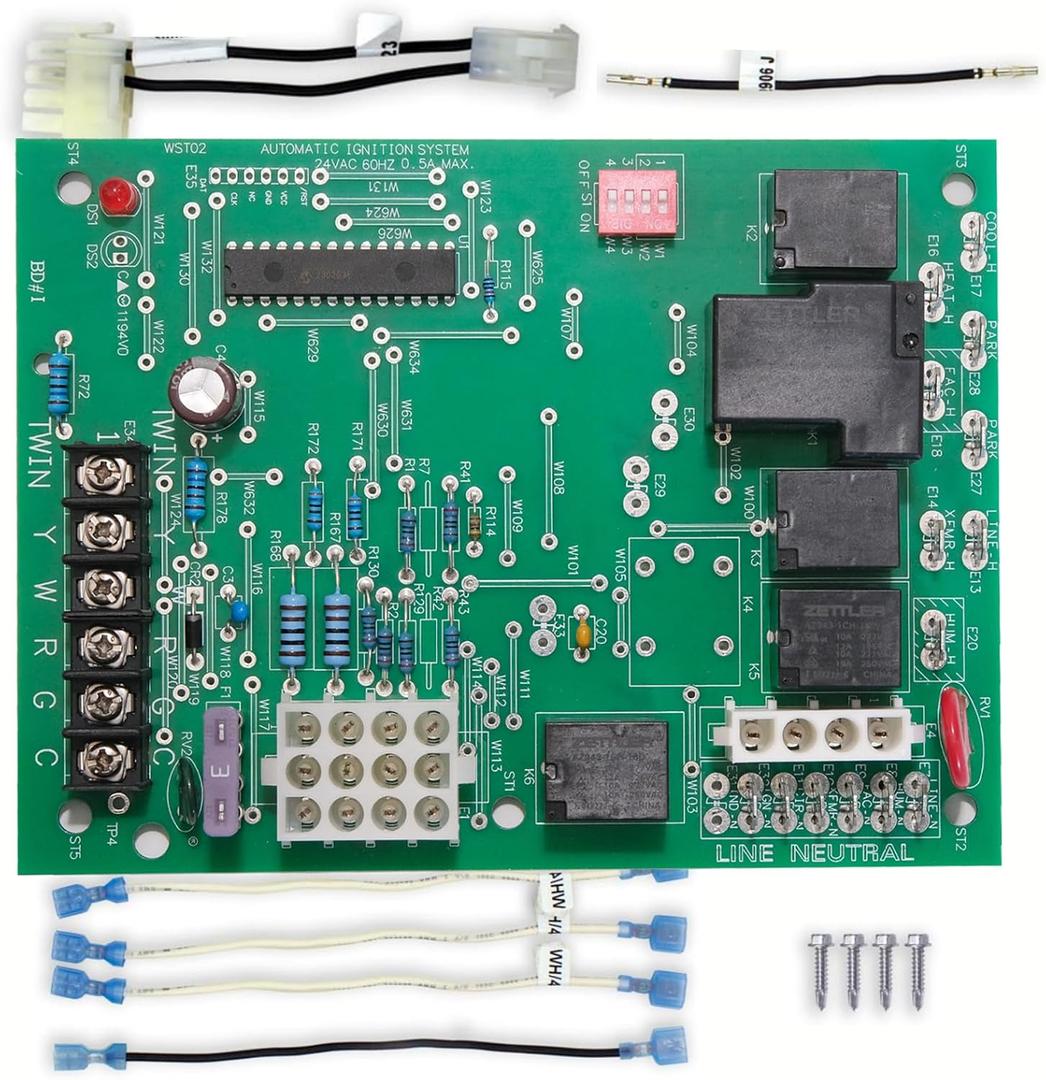 NEW 50A55-843 Furance Control Board,Ignition Control Module with Harness